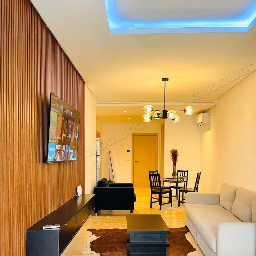 For sale apartment in Maârif Extension. Area 44 m². Security door and secure residence