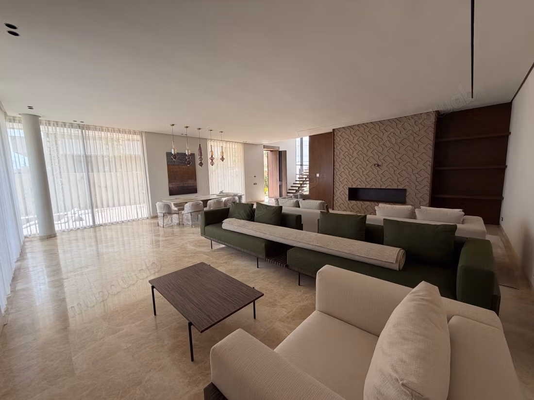 For sale excellent contemporary villa with 4 new suites in a secured residence in Chrifia