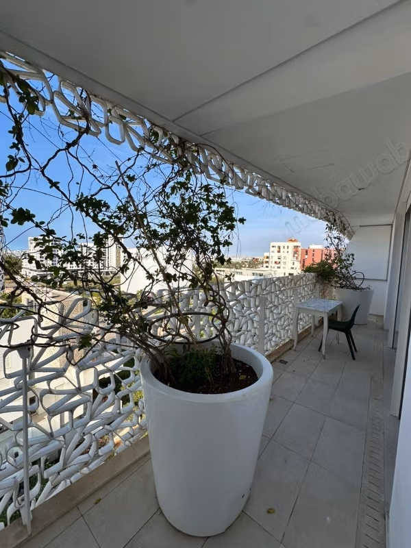 Alquiler de un apartamento en Casablanca Finance City. 2 habitaciones. Bien amueblado