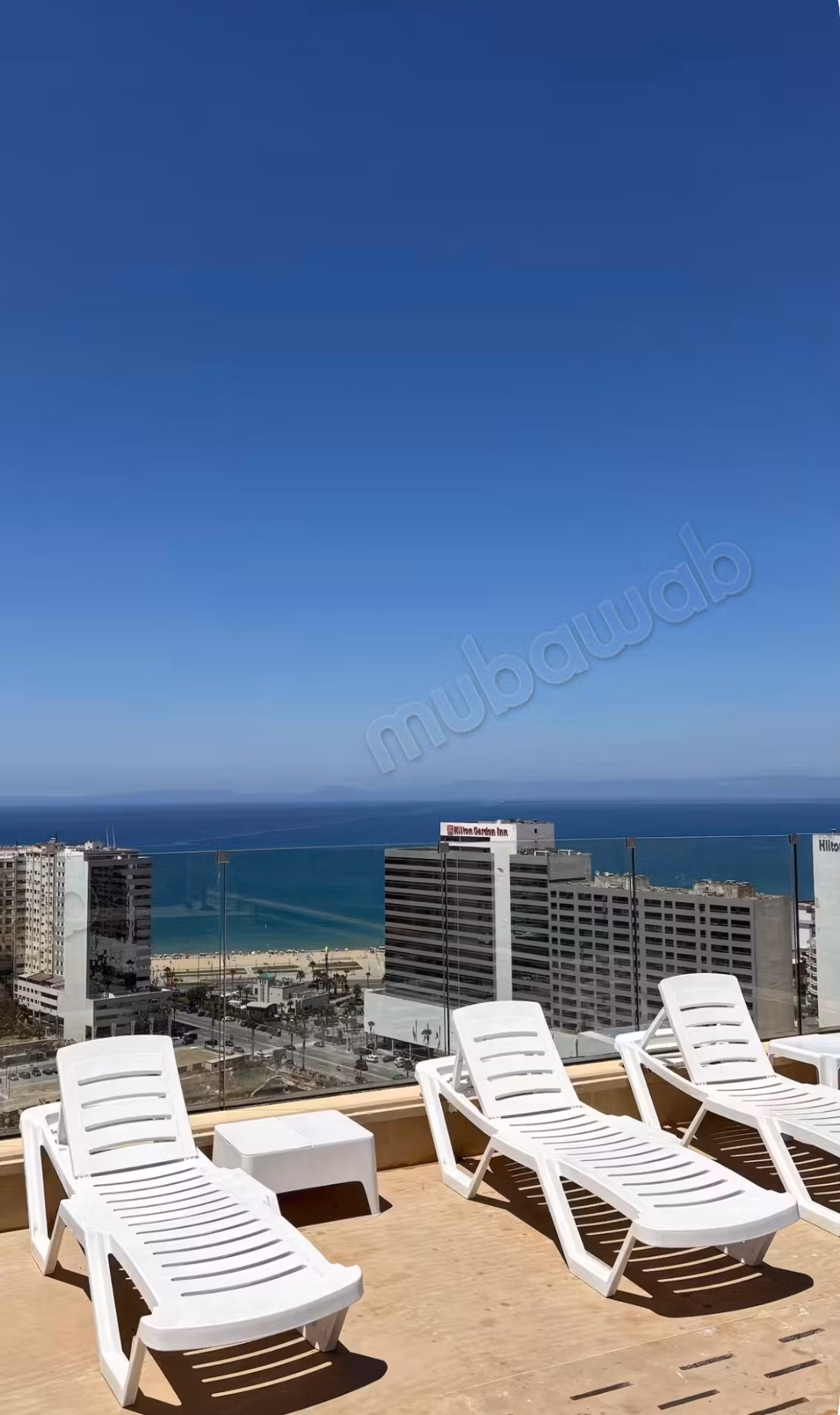 Luxury apartment, View over Tangier