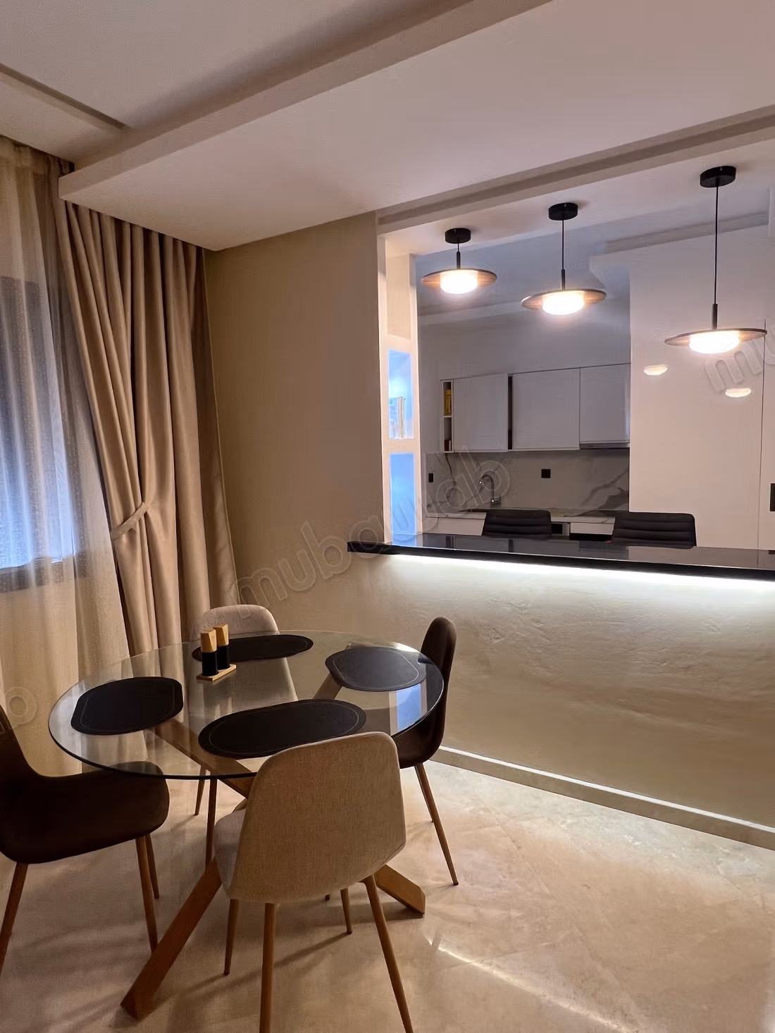 Luxury apartment, View over Tangier