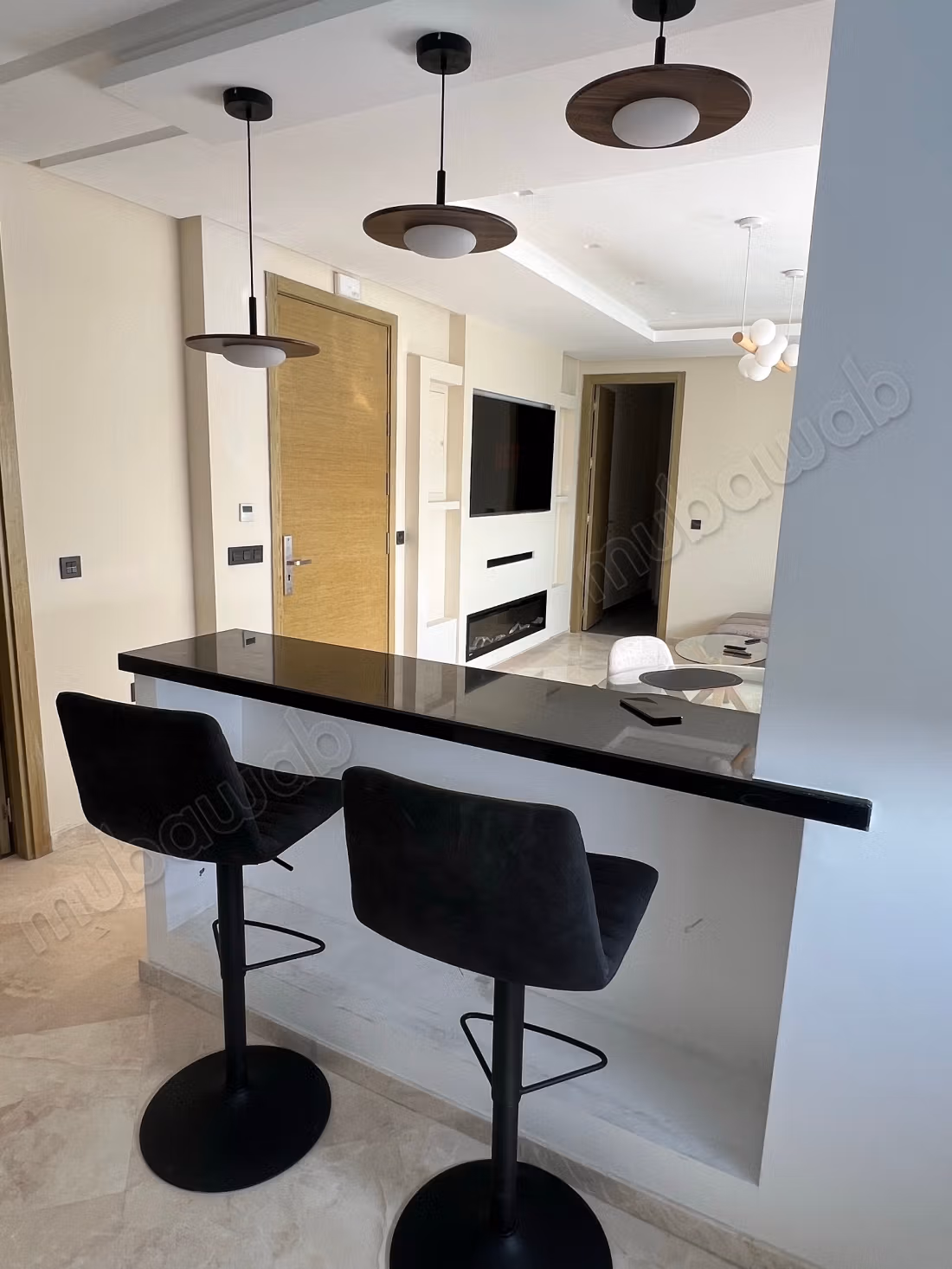Luxury apartment, View over Tangier