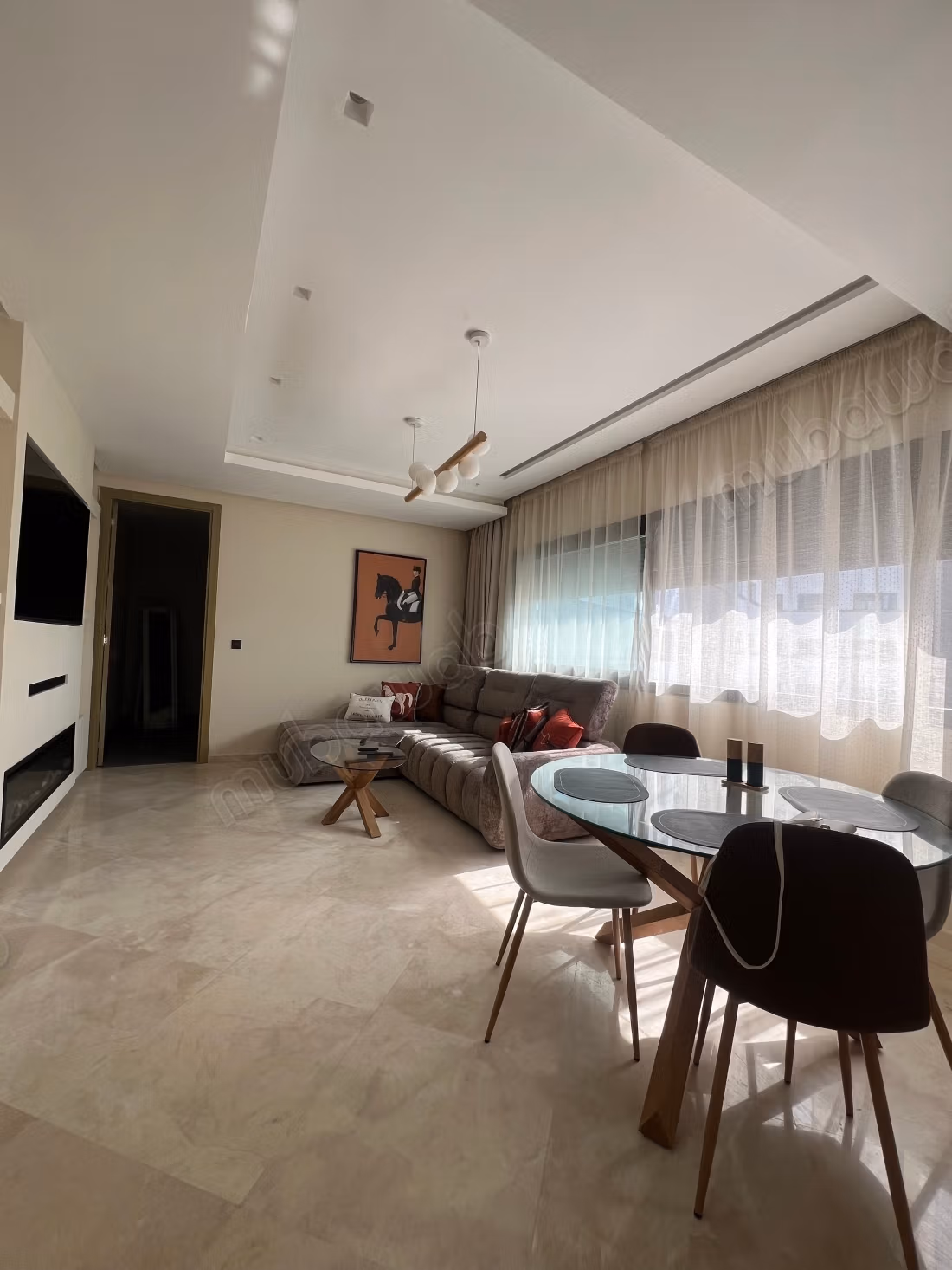 Luxury apartment, View over Tangier
