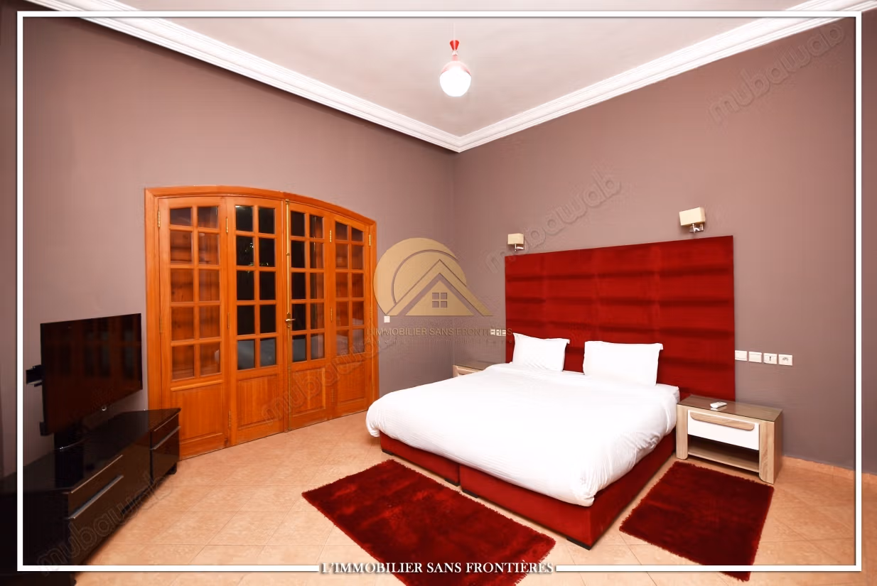 Gemeubileerde villa te huur Route van Ourika, Marrakech - 1 hectare grond