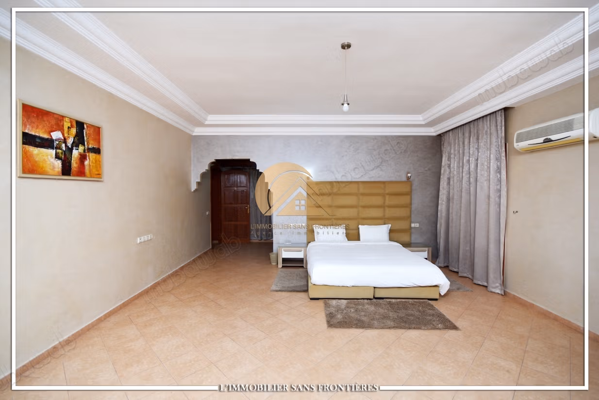 Gemeubileerde villa te huur Route van Ourika, Marrakech - 1 hectare grond