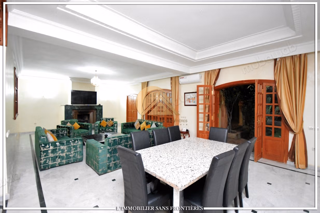 Gemeubileerde villa te huur Route van Ourika, Marrakech - 1 hectare grond
