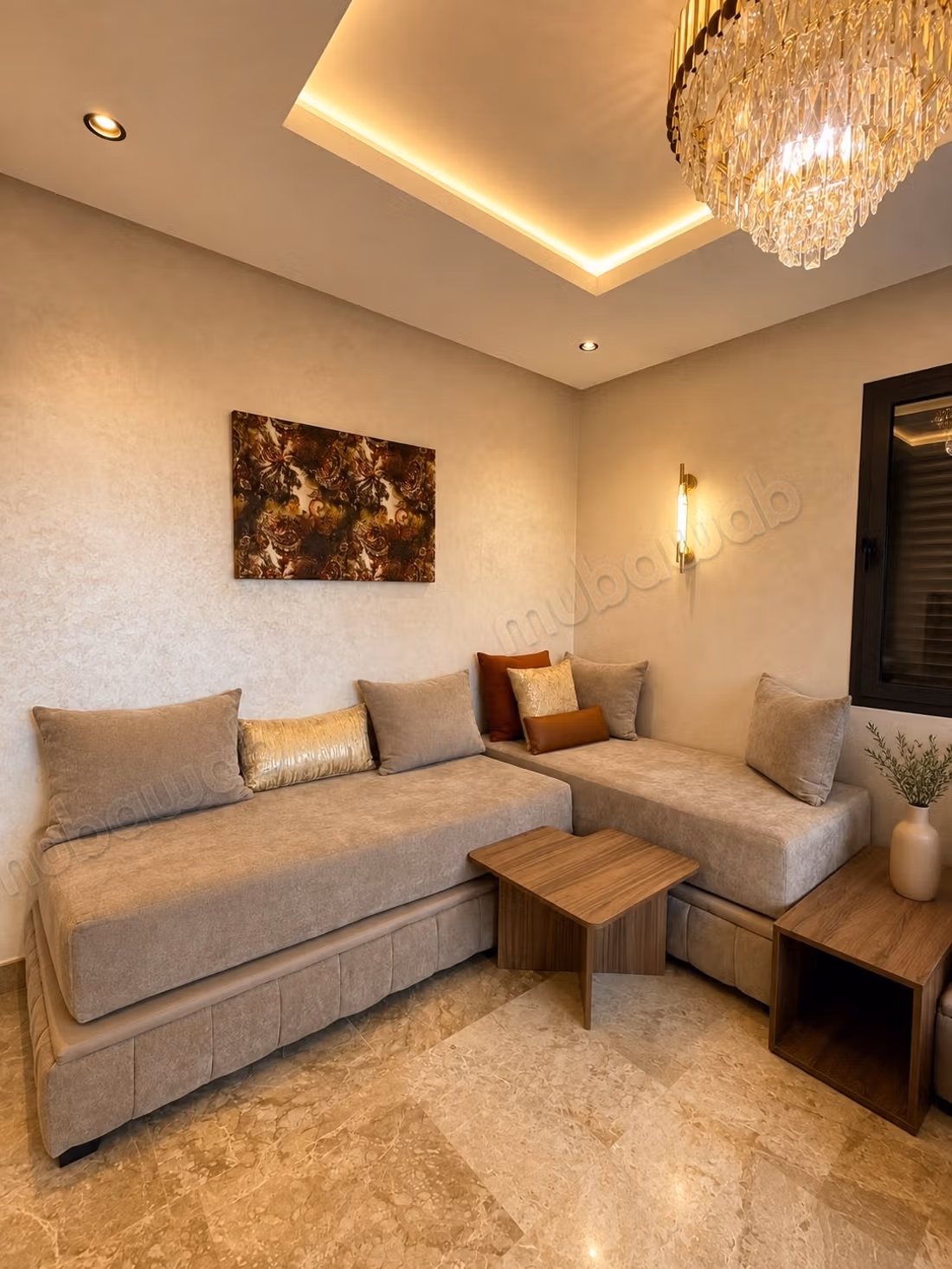 Luxurious villa for rent on Route de l'Ourika. 3 rooms. Air conditioning and fireplace