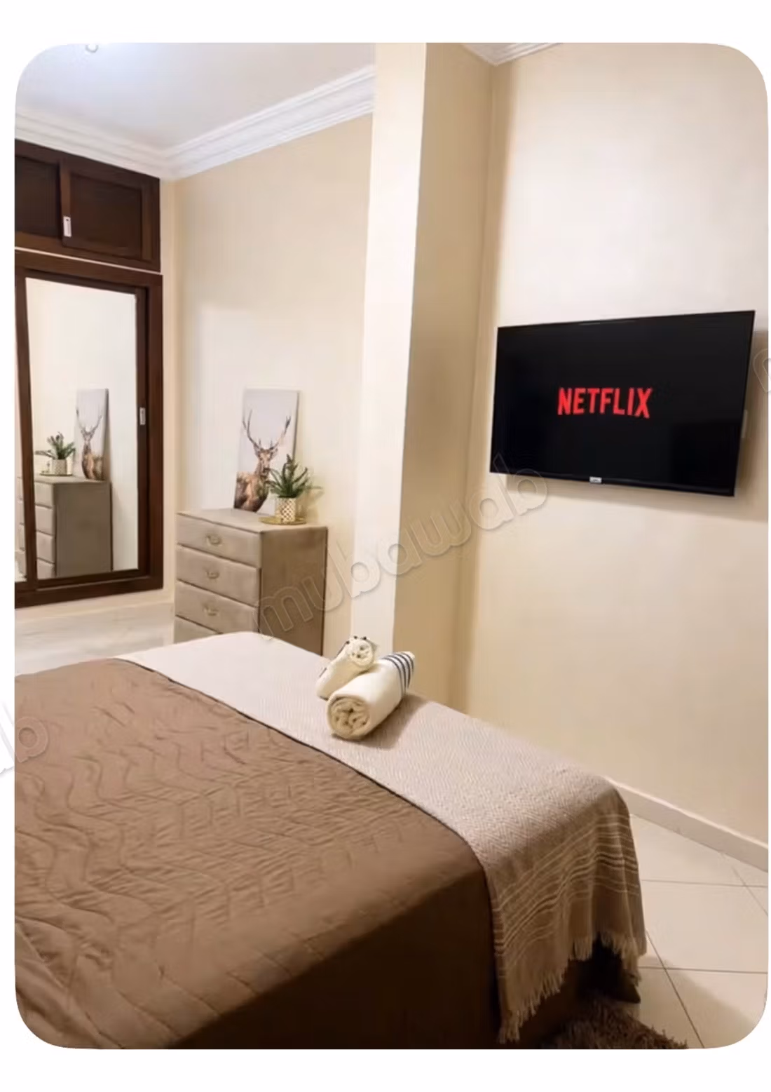 Gemeubileerd appartement te huur in het stadscentrum