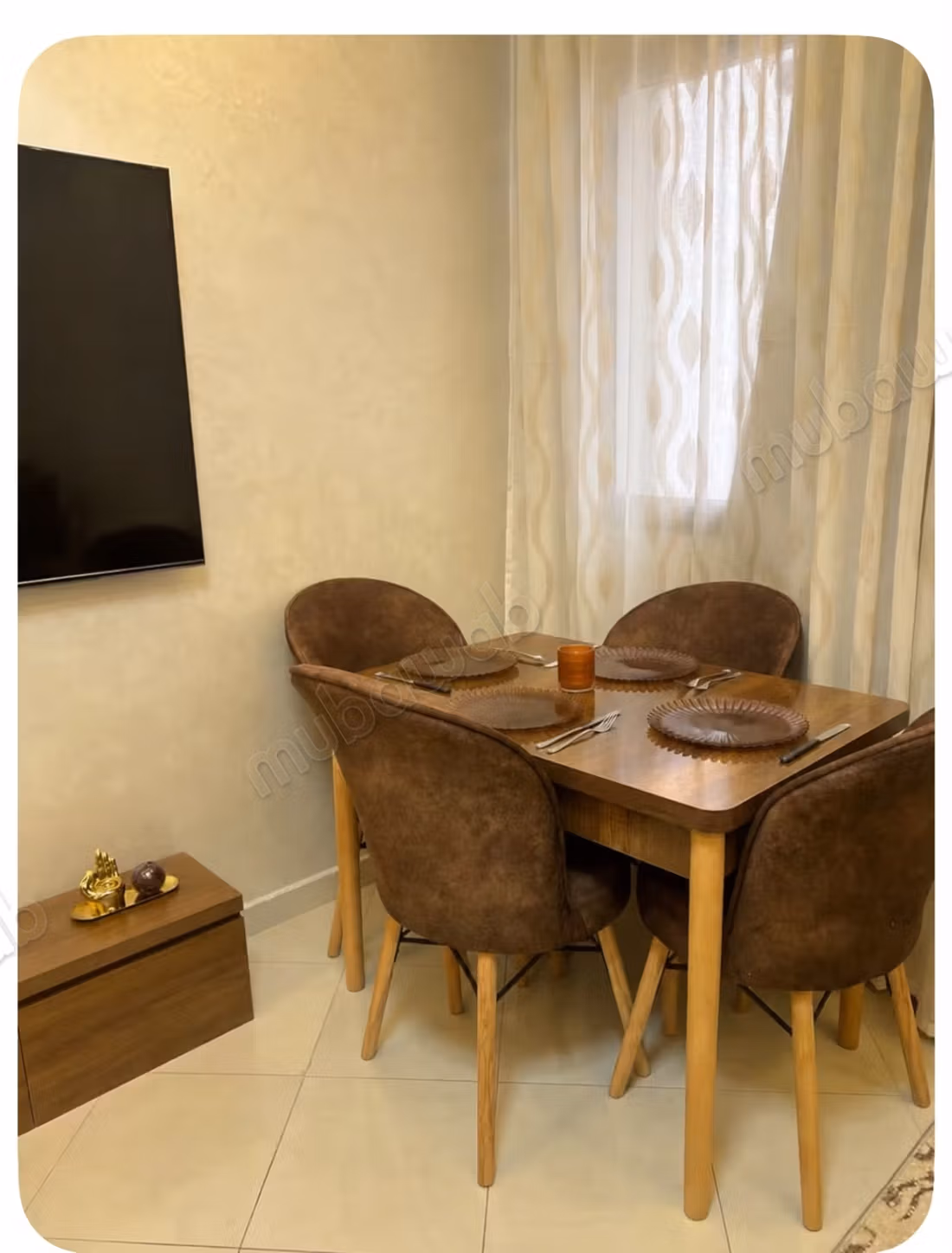 Gemeubileerd appartement te huur in het stadscentrum