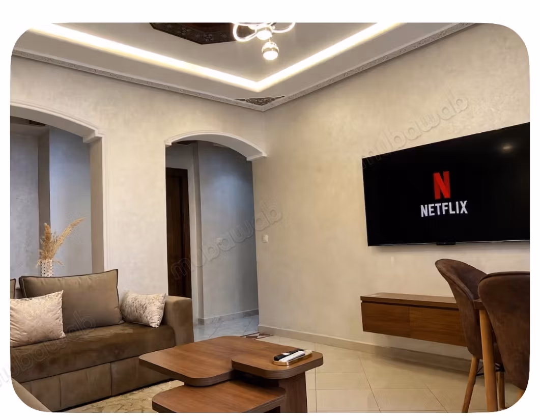 Gemeubileerd appartement te huur in het stadscentrum