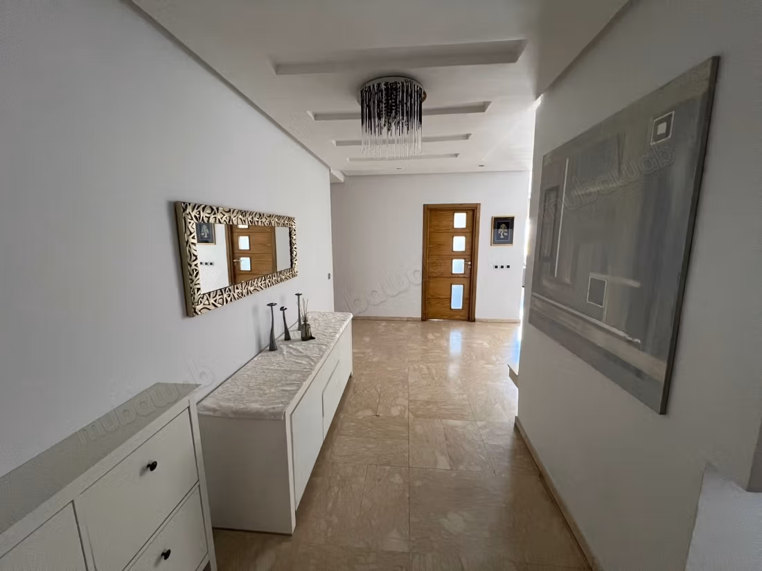 Location appart meublé 3 ch vue mer 
Ain Diab