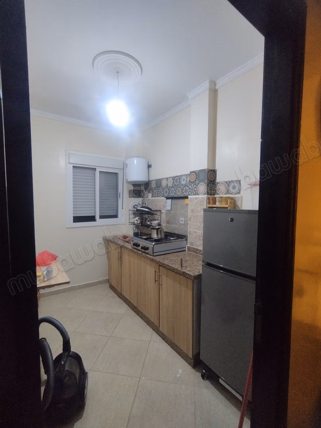 Appartementen te huur in hay Riad el Miloudi. Oppervlakte 55 m². Traditionele Marokkaanse woonkamer, beveiligd complex