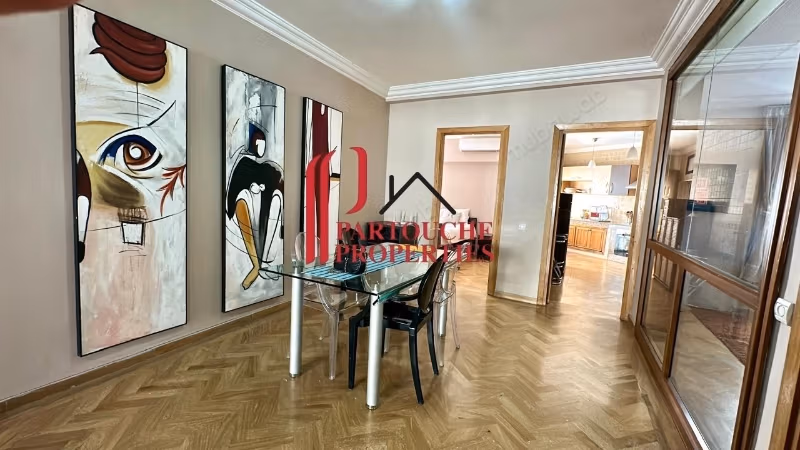 2/3 gemeubileerd appartement Gauthier top locatie met airconditioning