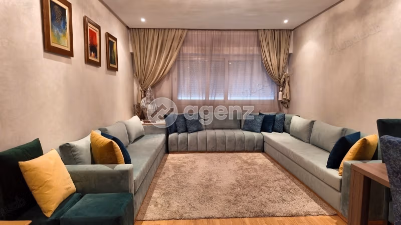 Appartement à vendre 90 m², 2 chambres Burger Casablanca