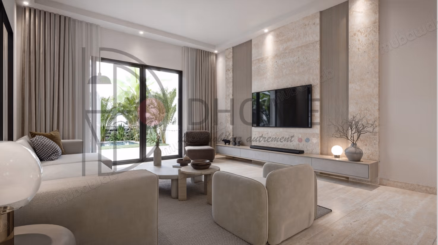 For sale Duplex S3 with swimming pool and garden in M9C
