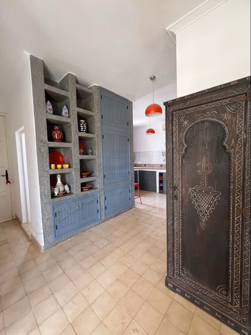 Luxury villa for rent in Taroudant. Residence with heated pool, air conditioning, and beautiful garden
