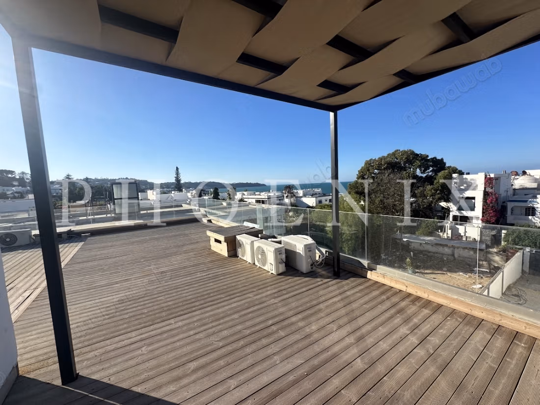 Duplex S2 meublé avec piscine à La Marsa