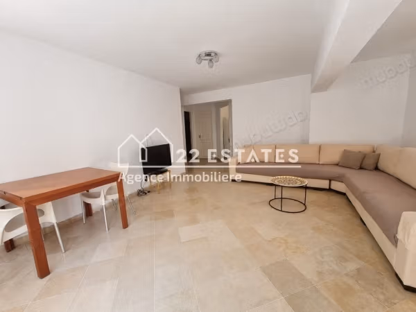 Furnished S1 studio with terrace in Carthage