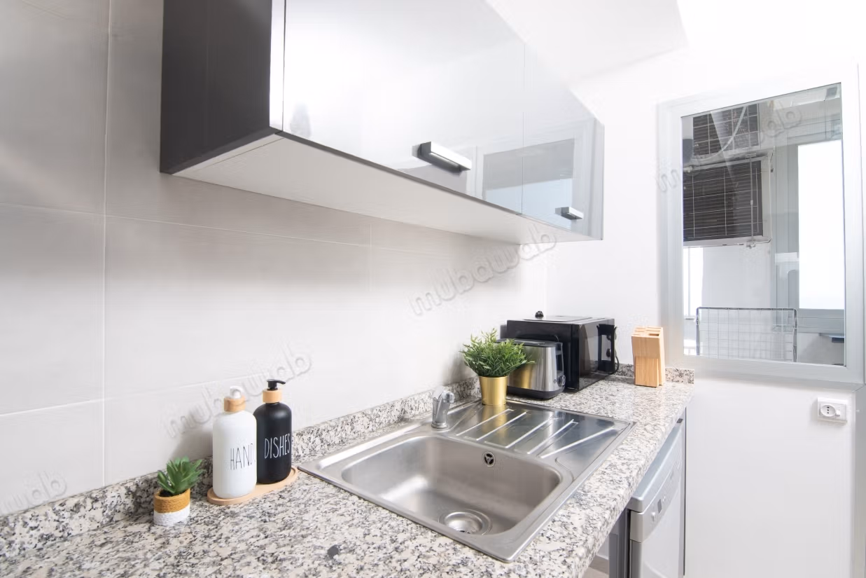 Zeezicht Ontsnapping, Heldere en Elegante Appartement