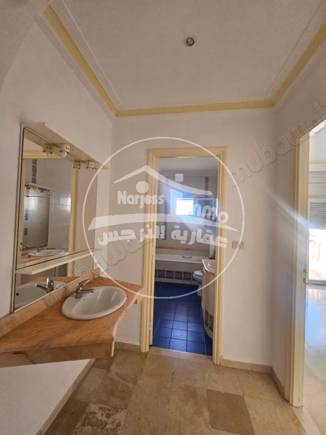 In affitto un piano di villa di tipo S2 a Hammam Sousse