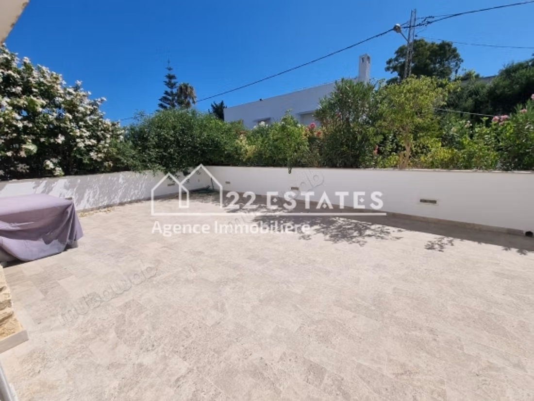 Furnished S2 apartment with garden in Carthage