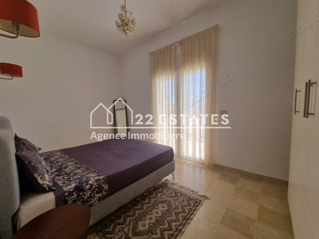 Furnished S2 apartment with garden in Carthage