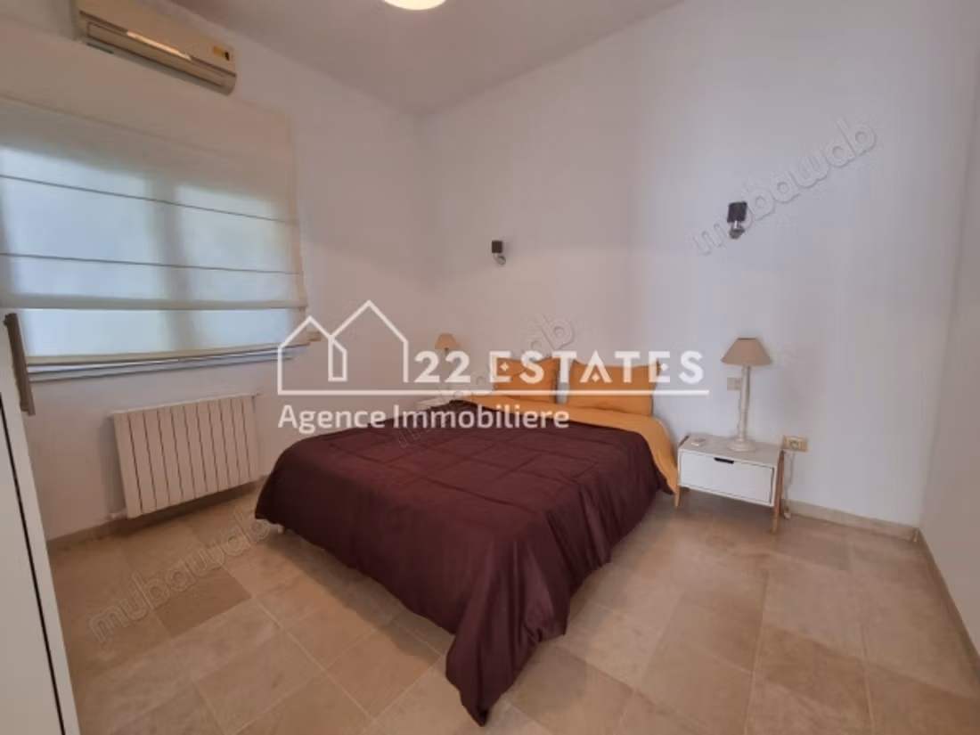 Furnished S2 apartment with garden in Carthage