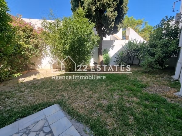 Furnished S2 apartment with garden in Carthage