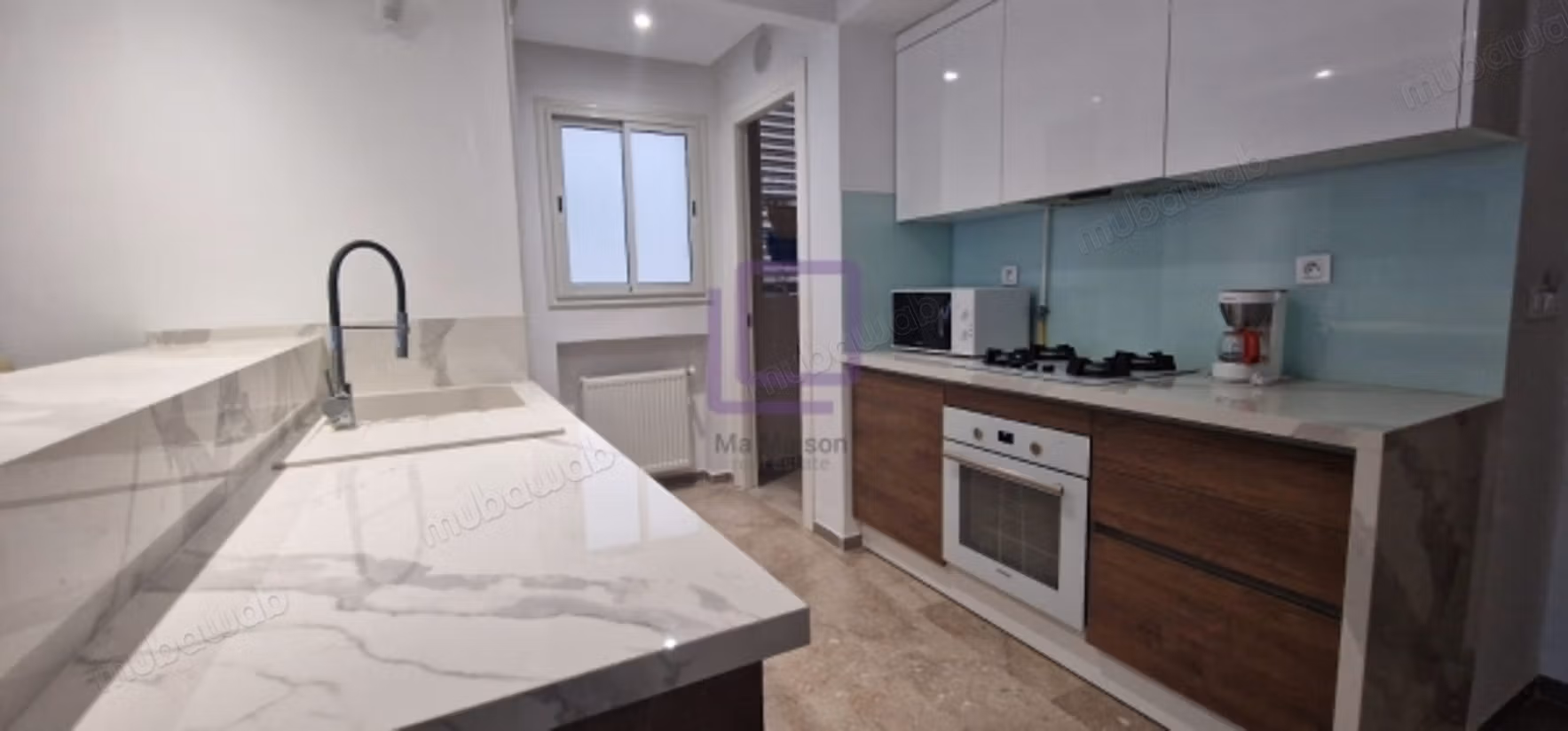 A furnished S1 apartment of 70m² with garden