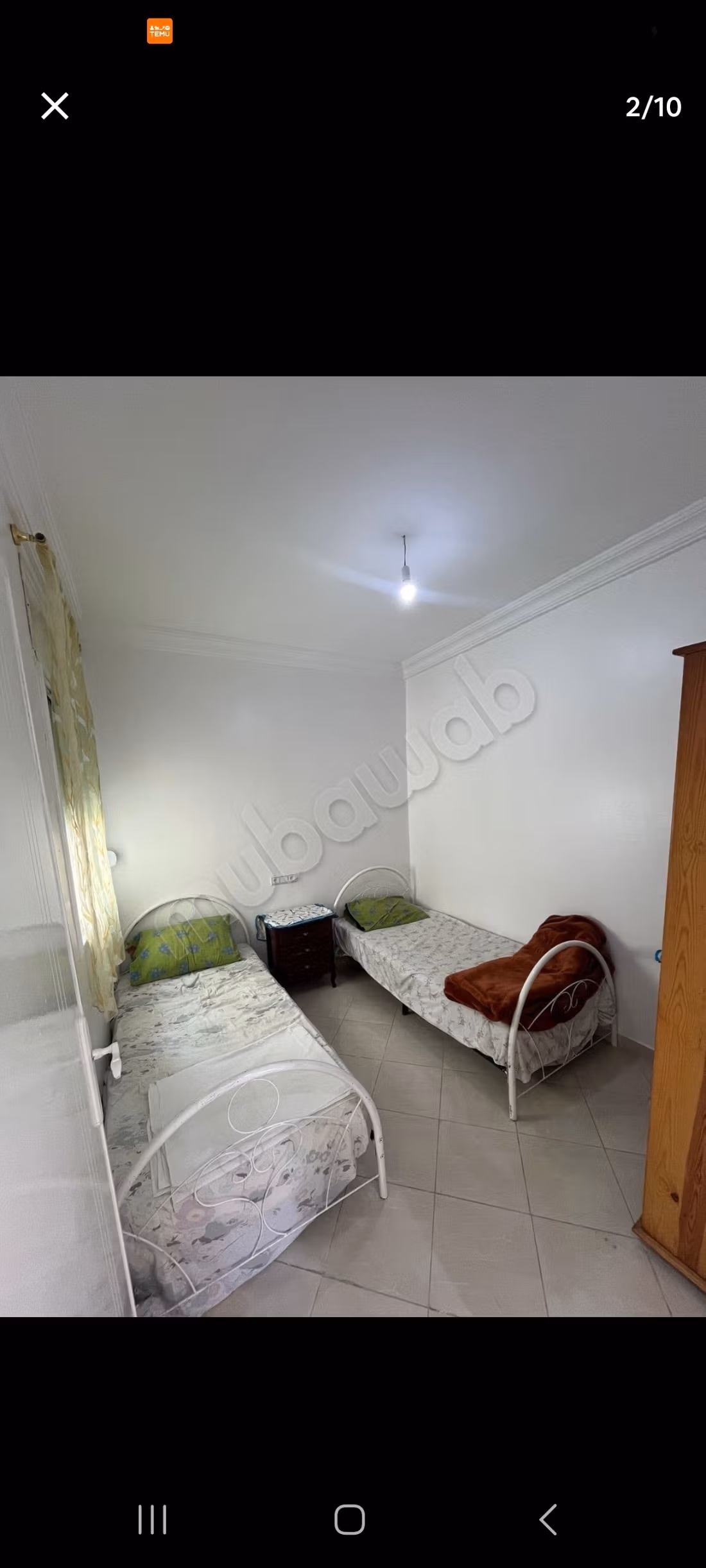 Apartment rental in Boukhalef. 2 beautiful bedrooms. Well-equipped kitchen