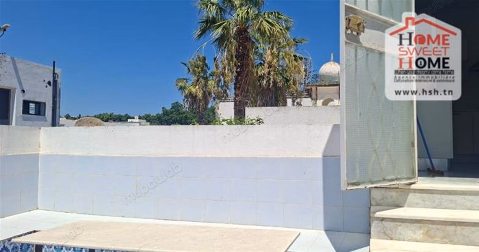 Floor of furnished villa S3 Elaris for rent in Dermech