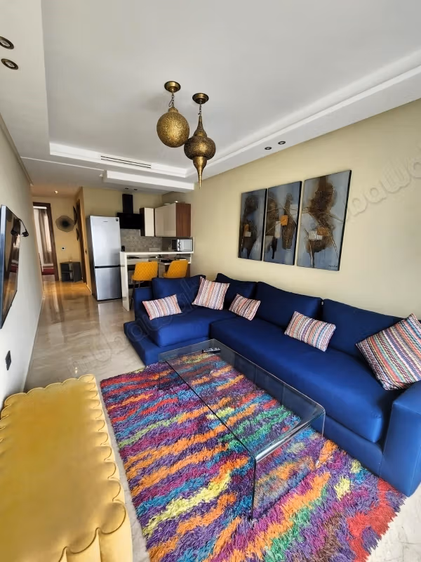 Luxury furnished studio 46m2 in Palmier District