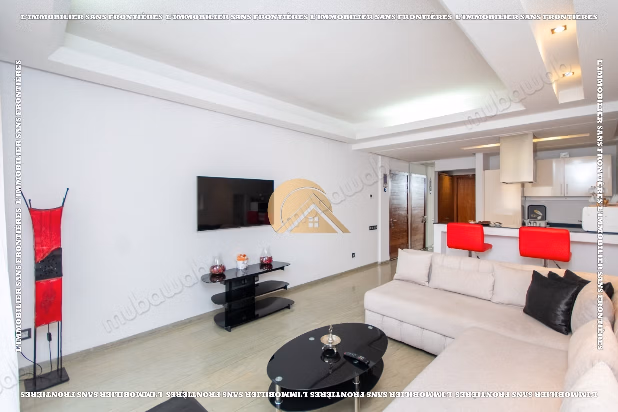 Gemeubileerd appartement te huur in Gueliz, Marrakech – 4e verdieping met terras – 60 m²
