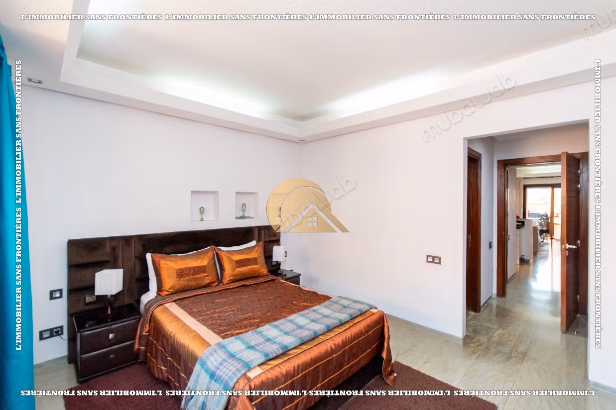 Gemeubileerd appartement te huur in Gueliz, Marrakech – 4e verdieping met terras – 60 m²
