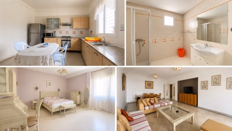 A Louer Appartement S3 Meuble a la Marsa Plage