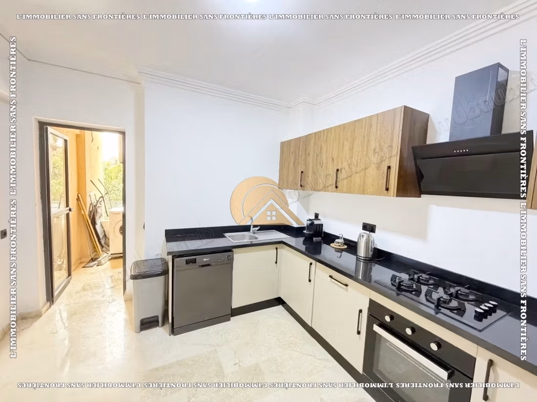 Apartamento amueblado en alquiler en Semlalia con piscina — 91 m²
