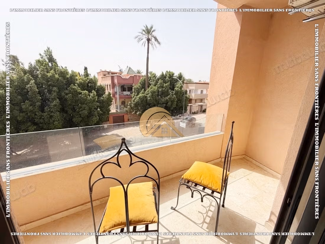Apartamento amueblado en alquiler en Semlalia con piscina — 91 m²