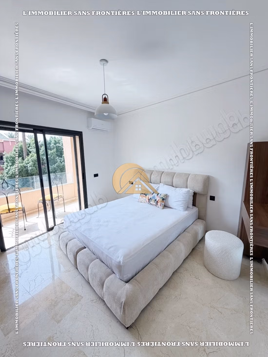 Apartamento amueblado en alquiler en Semlalia con piscina — 91 m²