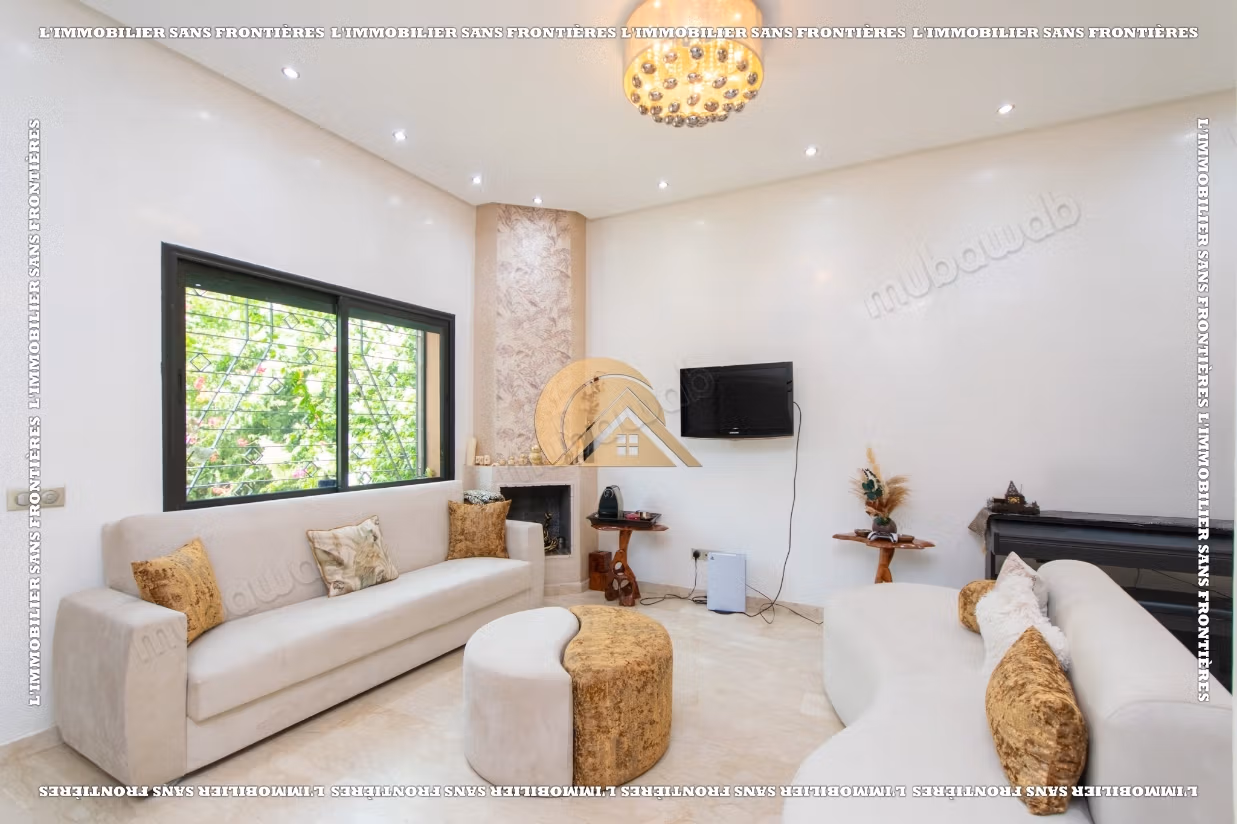 Empty villa for sale in Targa, Marrakech – Private garden – 195 m²