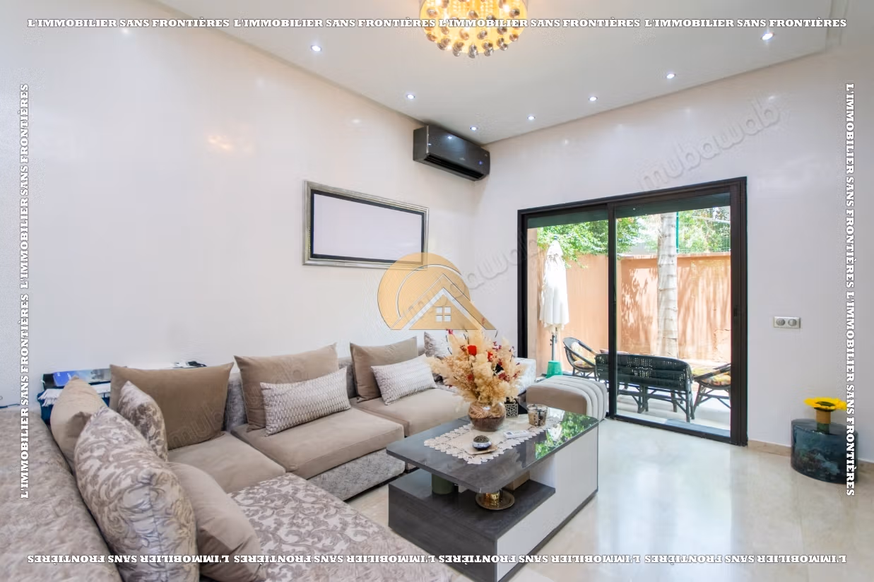 Empty villa for sale in Targa, Marrakech – Private garden – 195 m²