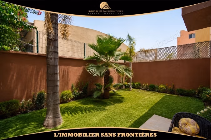 Empty villa for sale in Targa, Marrakech – Private garden – 195 m²
