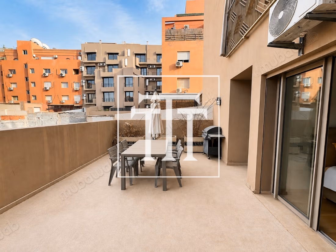 Apartamento a la venta en Guéliz. Superficie total 78 m². Ascensor y terraza