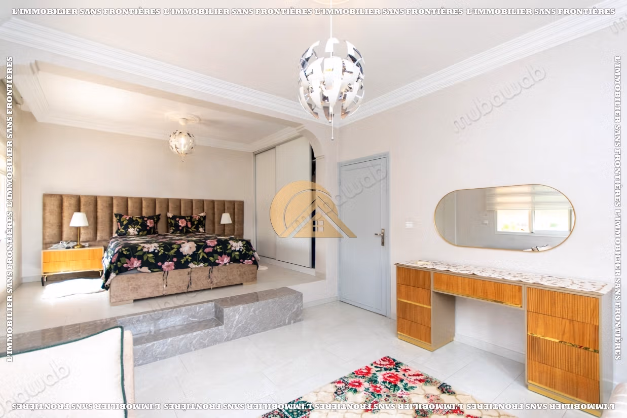 Empty villa for sale in Targa, Marrakech – Private pool – Land 400 m²