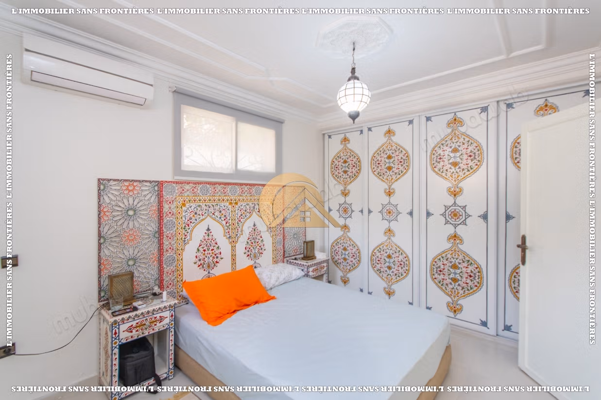 Empty villa for sale in Targa, Marrakech – Private pool – Land 400 m²