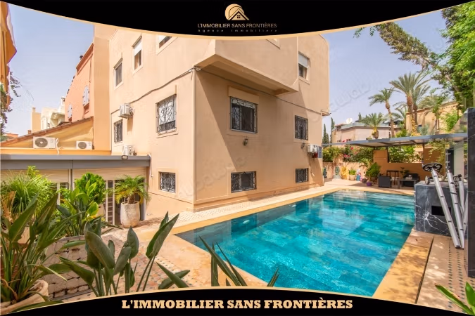 Villa vide à vendre à Targa, Marrakech – Piscine privée – Terrain 400 m²
