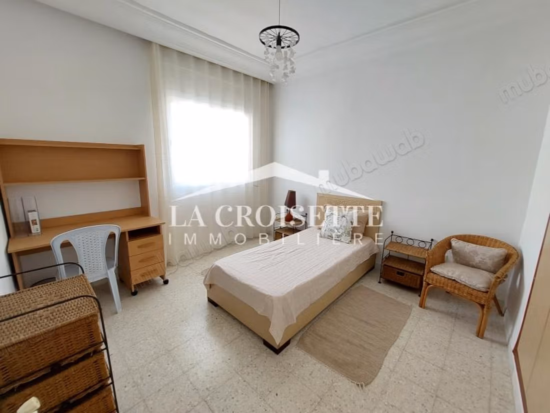 Doppia con giardino S4 arredata a La Marsa