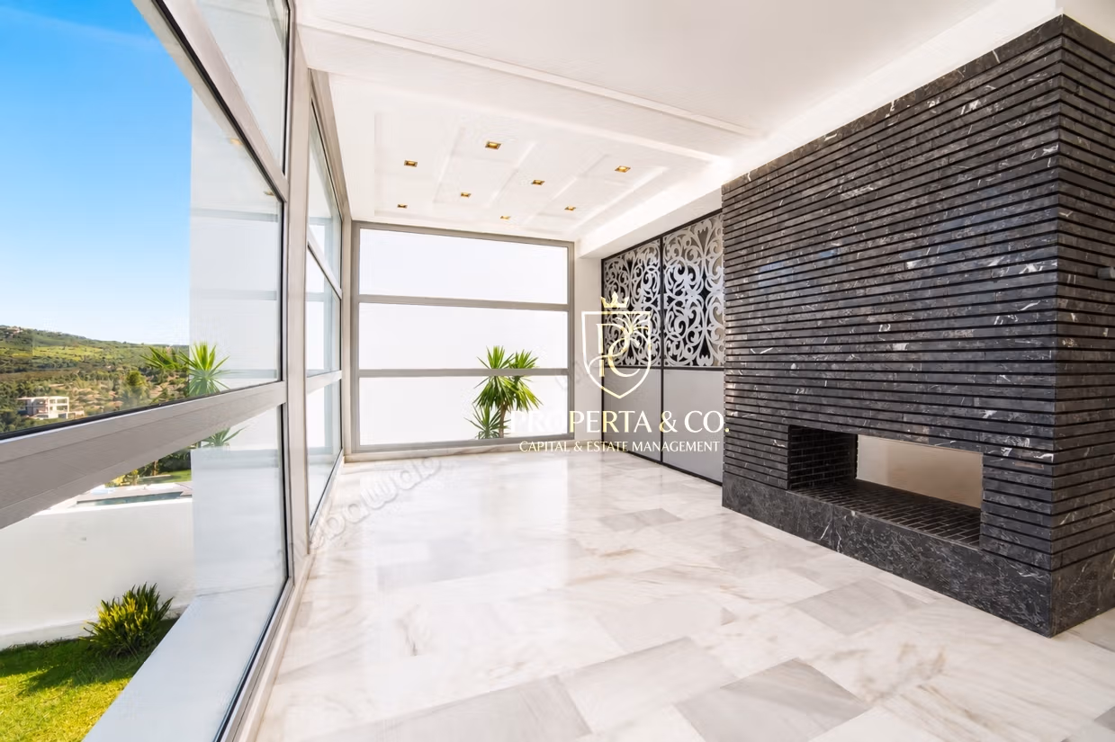 Exceptional modern villa with pool & panoramic view for rent – Malabata, Tangier