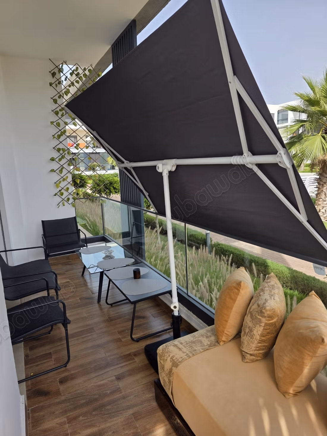 Bel appart meuble mansoria 8300 dh rdc