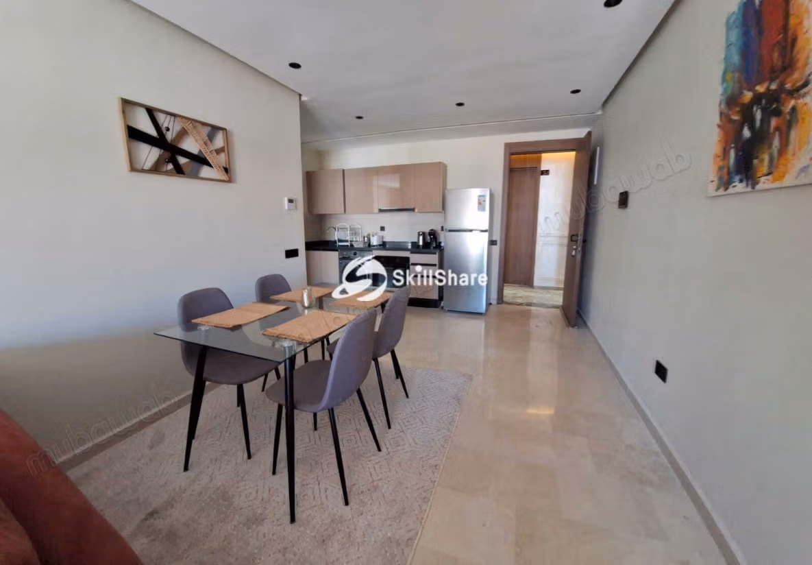 Studio di alto livello arredato in affitto – Palmier