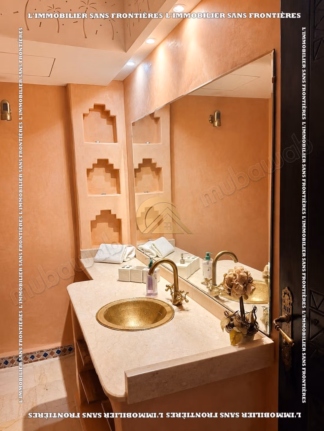 Furnished apartment for rent on the Casablanca road with a shared pool